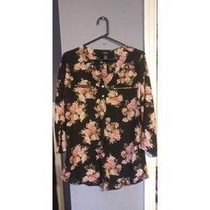 Floral dress shirt